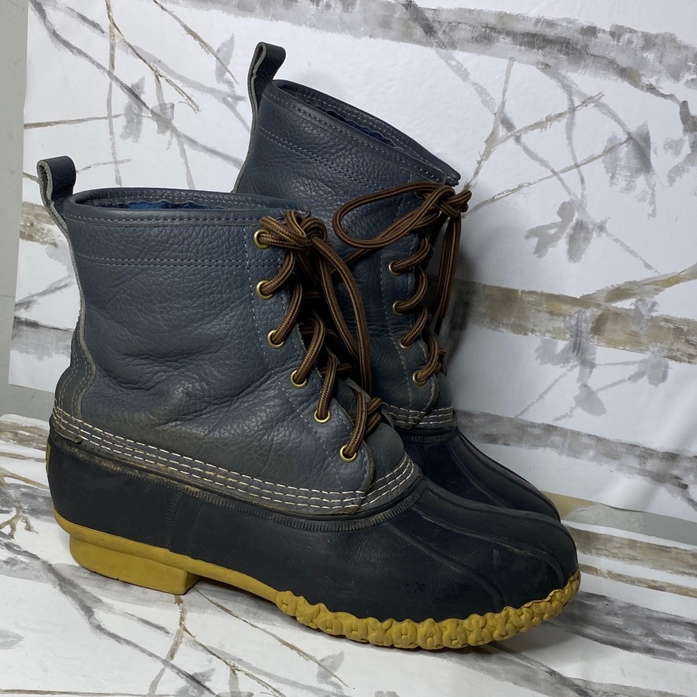 LL Bean Flannel Lined Bean Boots